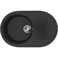 Кухонная мойка Ulgran Classic U-107-344 Ультра-черная