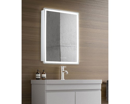Зеркальный шкаф Azario Киото 60 LED-00002358 с подсветкой Белый