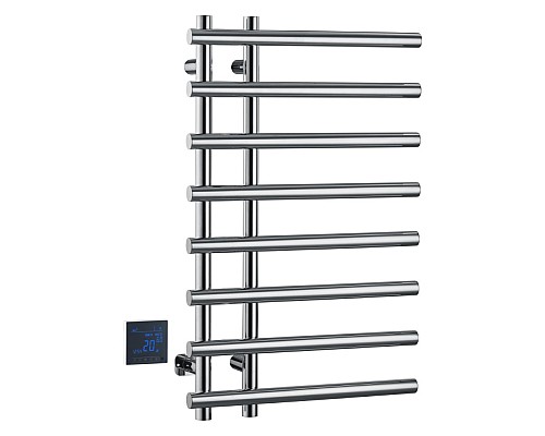 Полотенцесушитель электрический круглый сухой ХРОМ