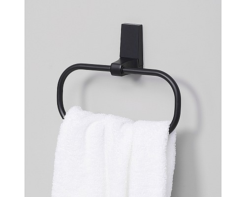 Кольцо для полотенец WasserKRAFT Abens K-3260 Черное матовое