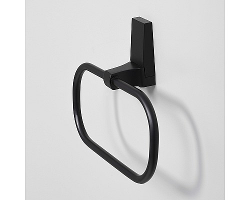 Кольцо для полотенец WasserKRAFT Abens K-3260 Черное матовое