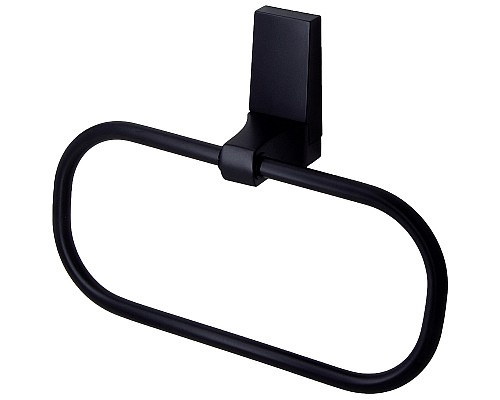 Кольцо для полотенец WasserKRAFT Abens K-3260 Черное матовое