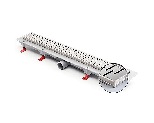 Душевой лоток Paini Medium 750 CH750MN с решеткой Хром