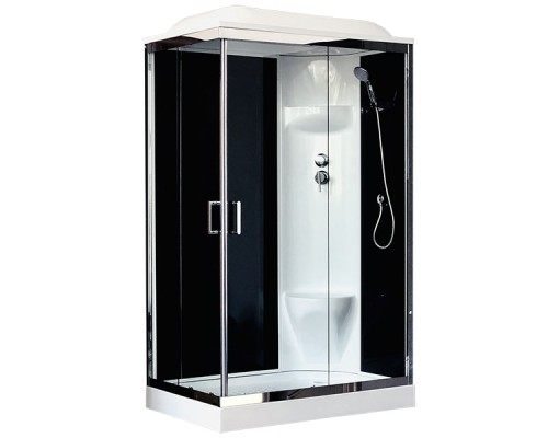 Душевая кабина Royal Bath HP 120х80 задняя стенка Черная