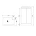 Душевая кабина Royal Bath HP 120х80 задняя стенка Черная