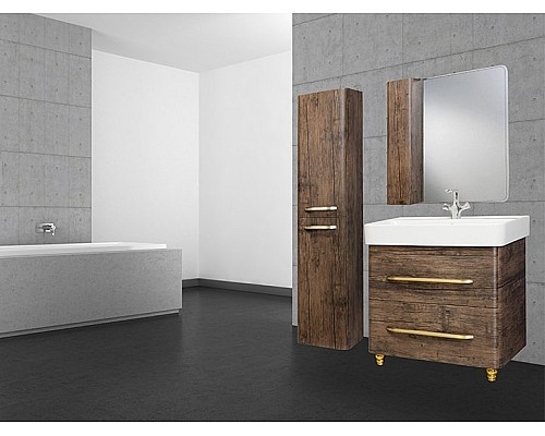 Зеркало со шкафом Bellezza Олимпия 60 L 4619309002439 Орех