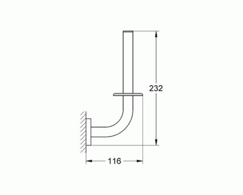 Держатель запасного рулона Grohe Essentials Хром