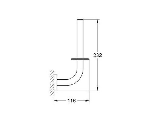 Держатель запасного рулона Grohe Essentials Хром