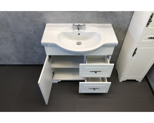 Тумба с раковиной Comforty Севилья 85 Слоновая кость