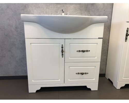 Тумба с раковиной Comforty Севилья 85 Слоновая кость