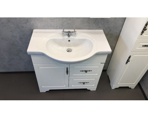 Тумба с раковиной Comforty Севилья 85 Слоновая кость
