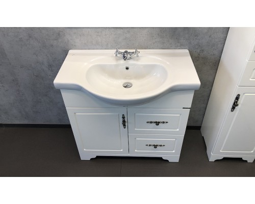 Тумба с раковиной Comforty Севилья 85 Слоновая кость
