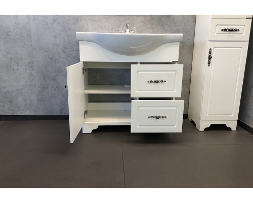 Тумба с раковиной Comforty Севилья 85 Слоновая кость