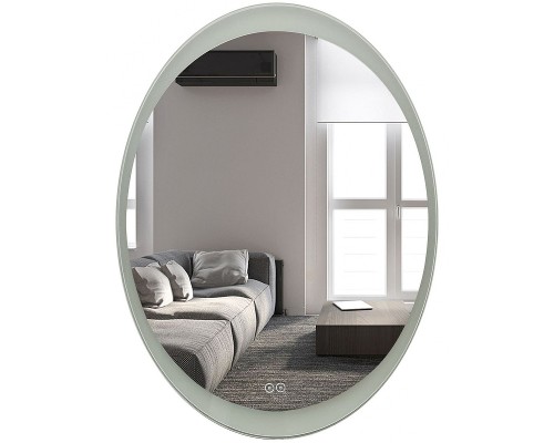Зеркало Art&Max Ovale AM-Ova-600-1050-DS-F-H с подсветкой с сенсорным выключателем