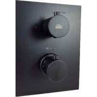 Термостат Paffoni Light LIQ518NO/M с внутренней частью, для ванны с душем