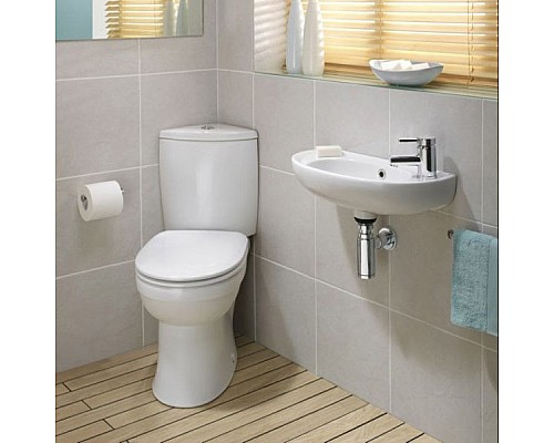 Угловой унитаз VitrA Arkitekt 9754B003-7201 с сиденьем микролифтом