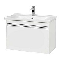 Тумба под раковину Капри 80 белый глянец Aquaton 1A230201KP010