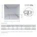 Душевой уголок Vincea Orta 90x90 Хром, арт