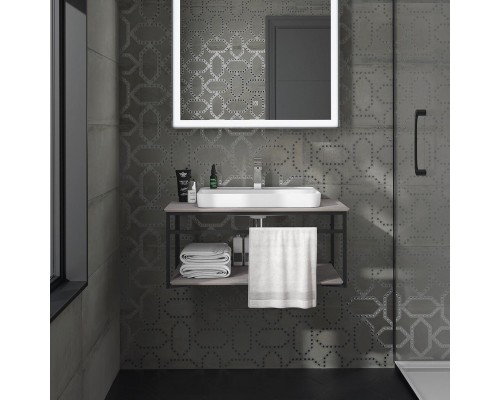 Металлическая структура Kerama Marazzi PLAZA Next подвесная 80, черная матовая