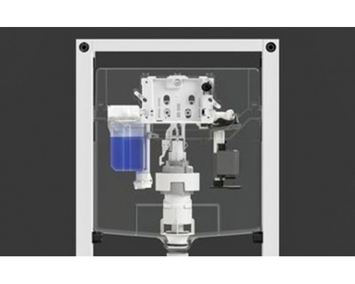 Комплект унитаза с инсталляцией Ideal Standard Tesi с сиденьем Микролифт и клавишей смыва