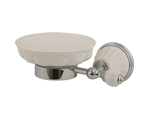 Мыльница Migliore Olivia 17477 Белая Хром