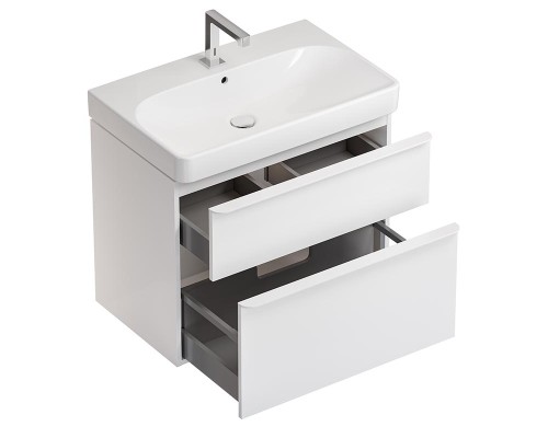 Тумба под раковину Geberit Smyle Square с двумя выдвижными ящиками