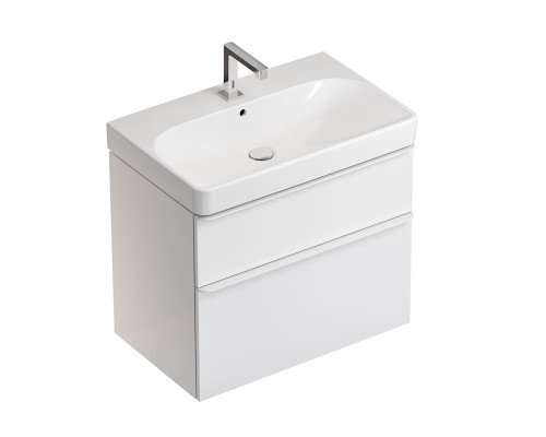 Тумба под раковину Geberit Smyle Square с двумя выдвижными ящиками