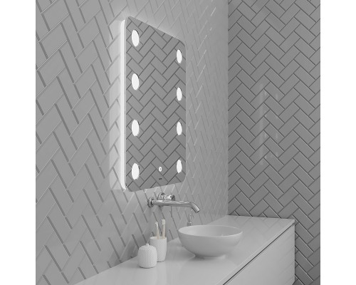 Зеркало Grossman Neon 70 147080 с подсветкой с сенсорным выключателем