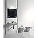 Раковина Kerasan Waldorf 4140K1bi/cr*3 60