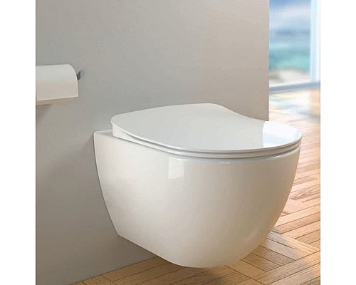 Унитаз биде Creavit Free FE320-00CB00E-0000 подвесной Белый без сиденья