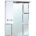Зеркало со шкафом Bellezza Сиена 80 L 4613913002014 с подсветкой Белое