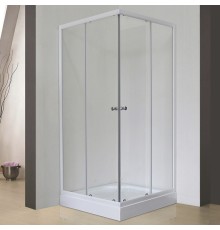 Душевой уголок Royal Bath HPD 85х80 профиль Белый стекло прозрачное