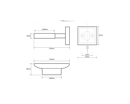 Мыльница Bemeta 132108042