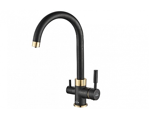 Смеситель для кухни ZORG Steel Hammer SH 713 BLACK BR