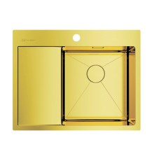 Кухонная мойка Omoikiri Akisame 65-LG-R 4973084 светлое золото