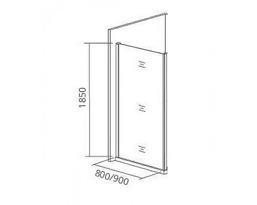 Боковая часть NEO SP-80-C-CH GOOD DOOR НЕ00001 Боковая часть NEO SP-80-C-CH GOOD DOOR НЕ00001