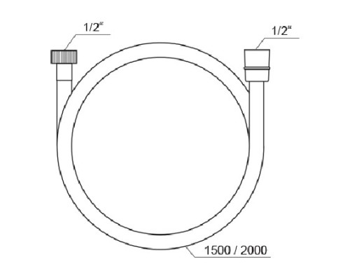 Душевой шланг Ravak X07P176