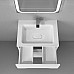 Тумба под раковину Jorno Modul 65 Mоl.01.62/P/W подвесная Белый глянец