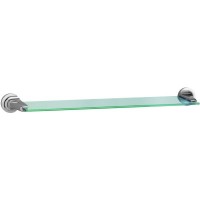 Стеклянная полка Nofer Hotel 16415.B хром, глянцевая/прозрачное стекло