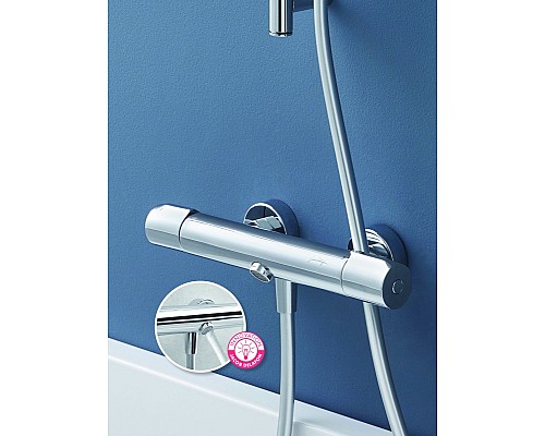 Смеситель для ванны Jacob Delafon Metro E24395-CP с термостатом Хром