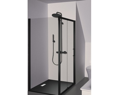 Душевая система Ideal Standard Ceratherm T25 BC748XG с термостатом Черная матовая