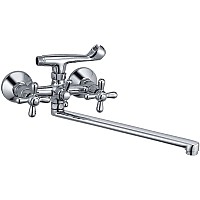 Смеситель для ванны Haiba HB2125 универсальный Хром