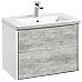 Тумба под раковину Roca Ronda 80 ZRU9303004 подвесная Бетон Белый матовый