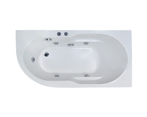 Акриловая ванна Royal Bath Azur Standart 160x80 с гидромассажем