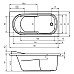 Прямоугольная ванна Riho Columbia 140x70 BA0500500000000