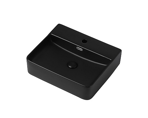 Раковина накладная ABBER Rechteck AC2203MB черная матовая