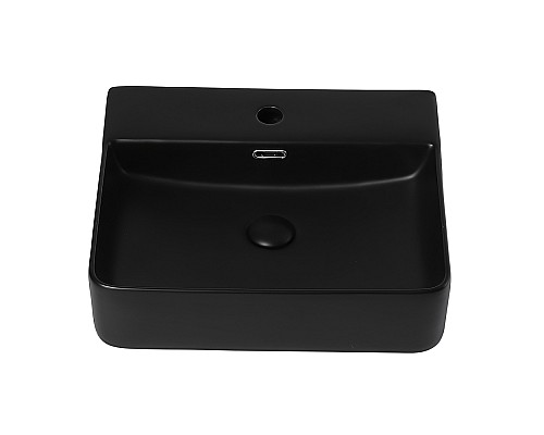 Раковина накладная ABBER Rechteck AC2203MB черная матовая