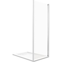 Душевая стенка Good Door Lira SP-100-C-CH 100 профиль Хром стекло прозрачное
