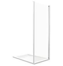 Душевая стенка Good Door Lira SP-100-C-CH 100 профиль Хром стекло прозрачное