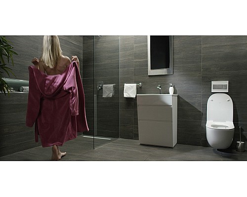 Безободковый подвесной унитаз Pestan Fluenta Rimless с ультратонкой крышкой Soft-Close 40006661